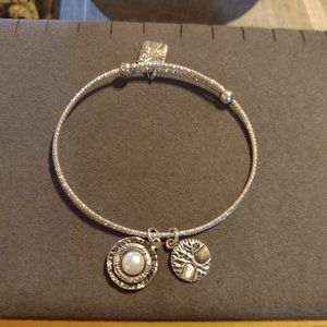 Vintage Israel SiSae Sterling Charm Bracelet